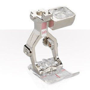 Bernina reverse pattern foot with clear sole and dual feed #34D