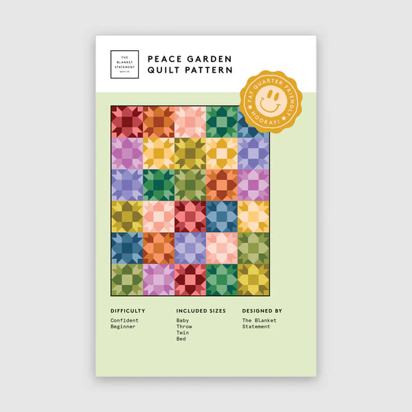 The Blanket Statement Peace Garden Quilt Pattern