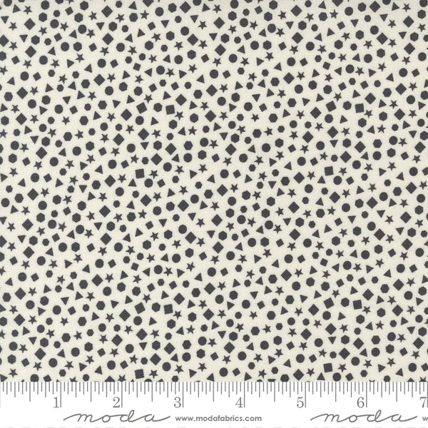 ABC XYZ Shapes and More - Cream Black