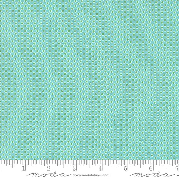 Urban Chiks Kitty Christmas Polka Dots - Icicle Aqua