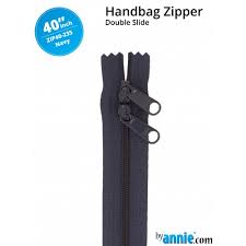 ByAnnie Handbag Zippers Double Slide 40"