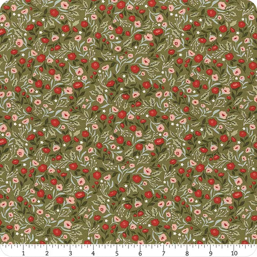 Lella Boutique Berry and Pine Christmas Posies - Sage