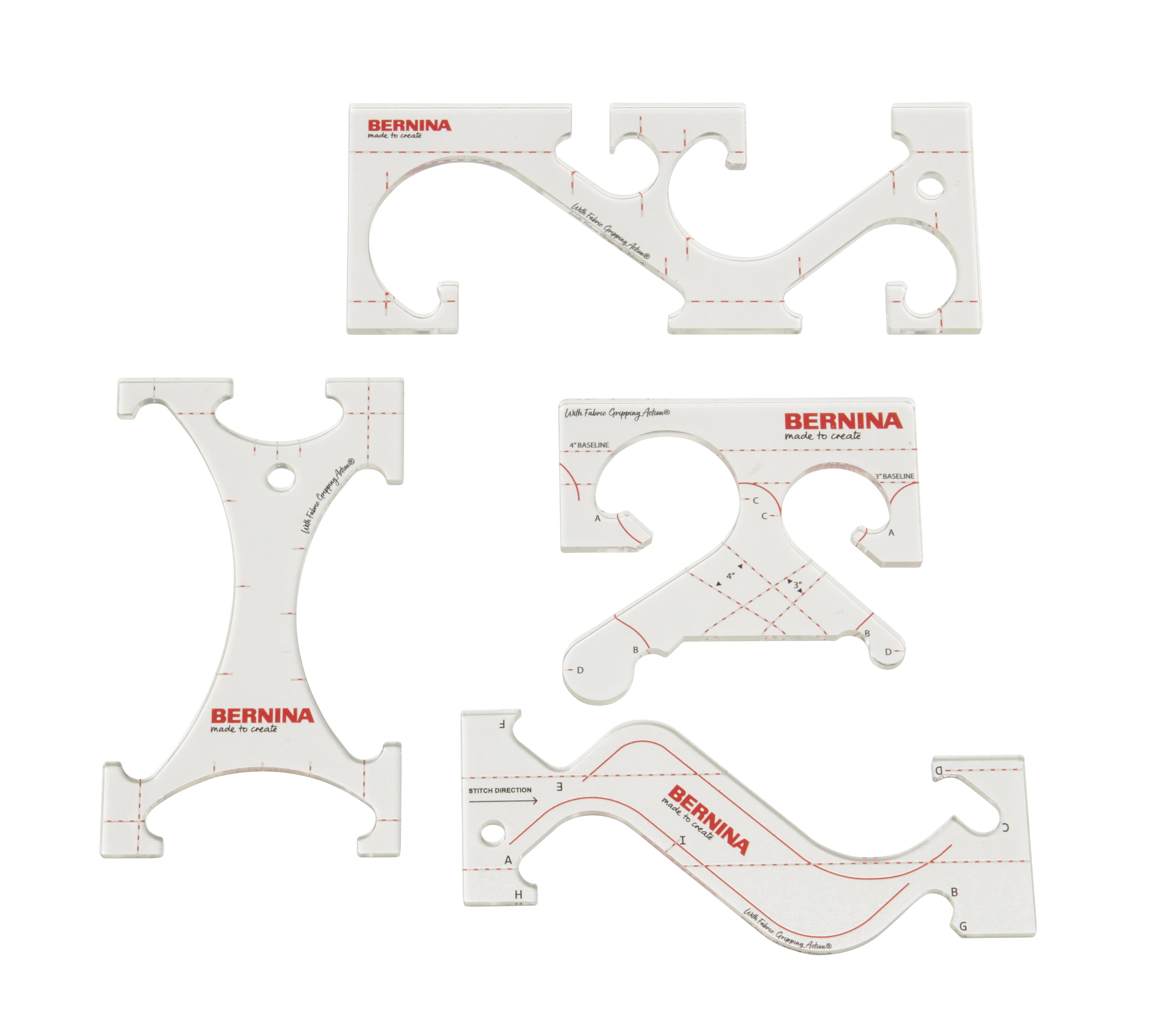 Bernina Rulerwork Ruler BERNINA Ruler Kit Borders - All Things Bernina