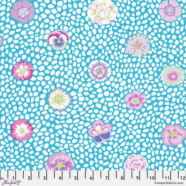 Kaffe Fassett Guinea Flower - Turquoise