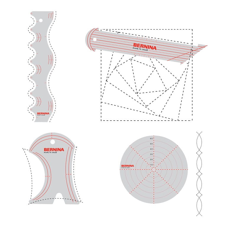 Bernina Rulerwork Ruler BERNINA Ruler Kit Essentials - All Things Bernina