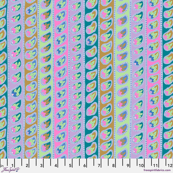 Kaffe Fassett From The Archives Paisley Stripe - Lavender