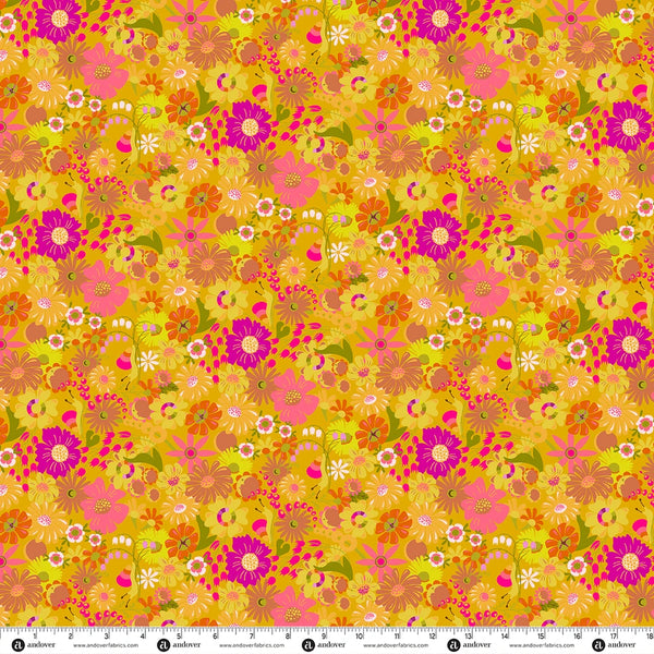 Alison Glass Menagerie Snail - Honey