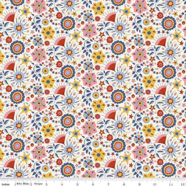 Liberty Summer Fair Festival Florals A