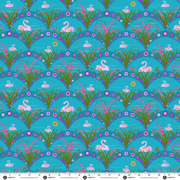 Alison Glass Menagerie Swan - Peacock