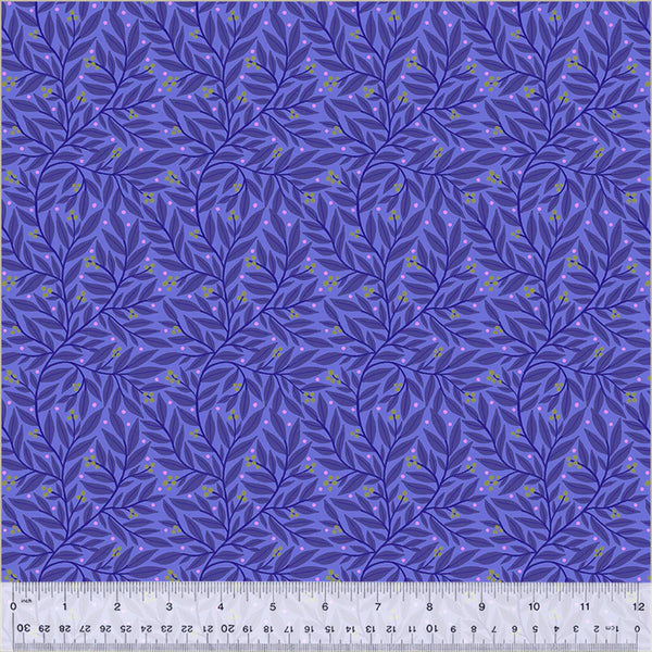 Dayspring Vines and Berries - Periwinkle