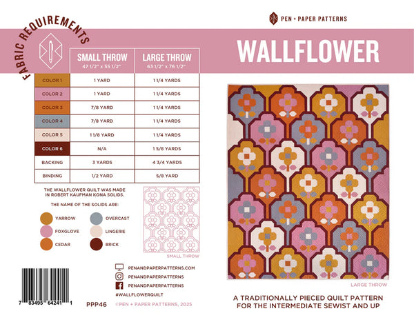 Pen + Paper Patterns Wallflower
