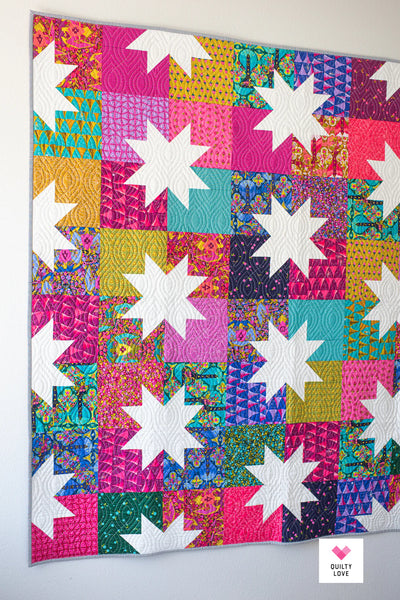 Quilty Love Star Pop II Quilt Pattern