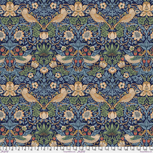 Morris and Co. Wide Backing Strawberry Thief - Multi